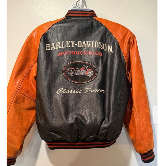 Rare Vintage Harley-Davidson “Classic Power” Varsity Jacket – Size Large - Picture 2 of 12